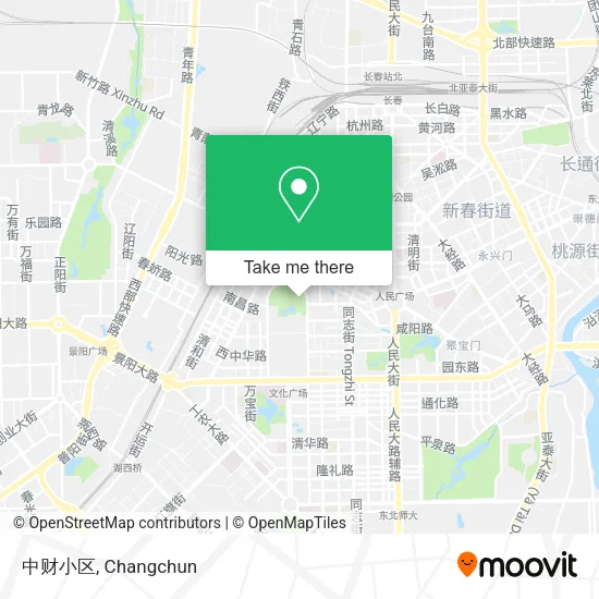 中财小区 map