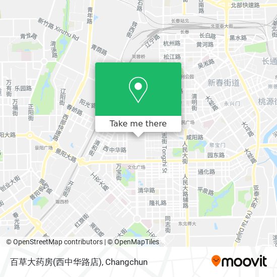 百草大药房(西中华路店) map