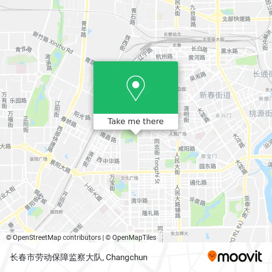 长春市劳动保障监察大队 map