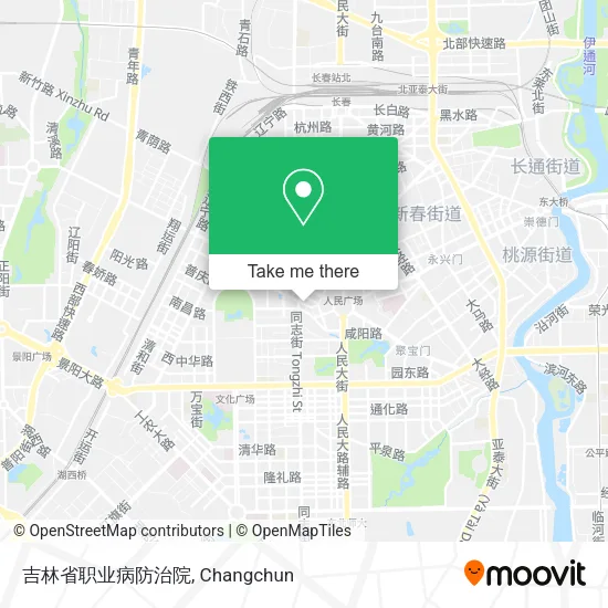 吉林省职业病防治院 map
