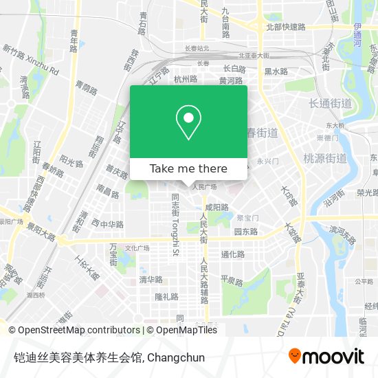 铠迪丝美容美体养生会馆 map