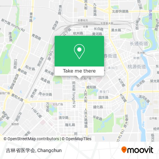 吉林省医学会 map