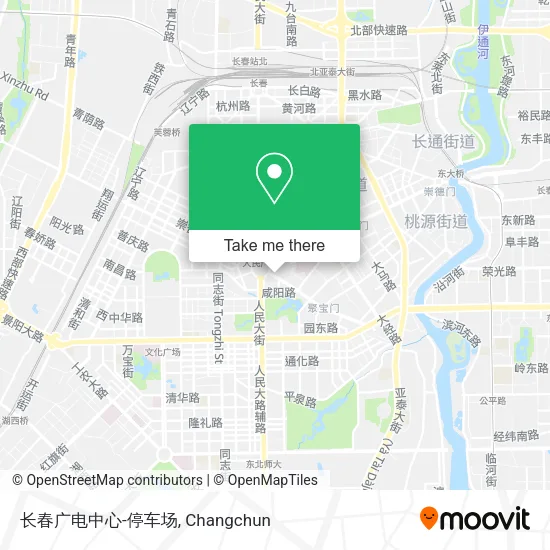 长春广电中心-停车场 map