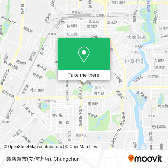 鑫鑫超市(立信街店) map