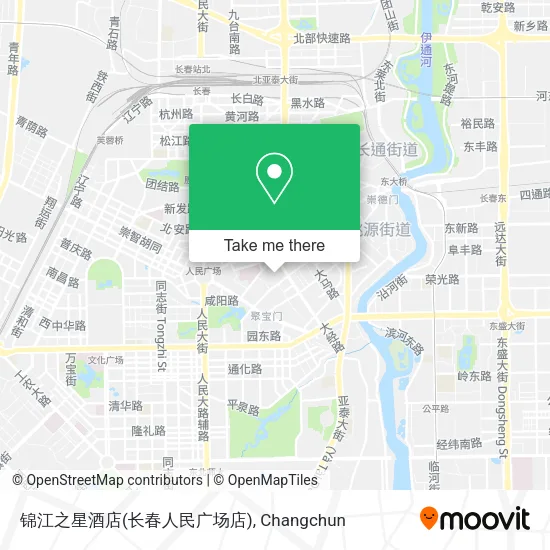 锦江之星酒店(长春人民广场店) map