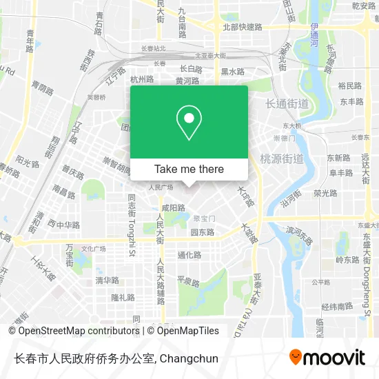 长春市人民政府侨务办公室 map