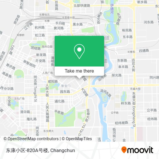 东康小区-820A号楼 map