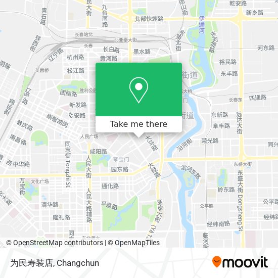 为民寿装店 map