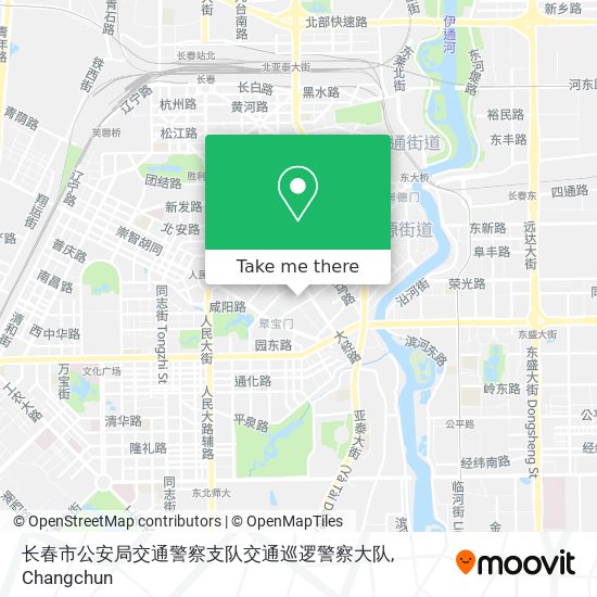 长春市公安局交通警察支队交通巡逻警察大队 map