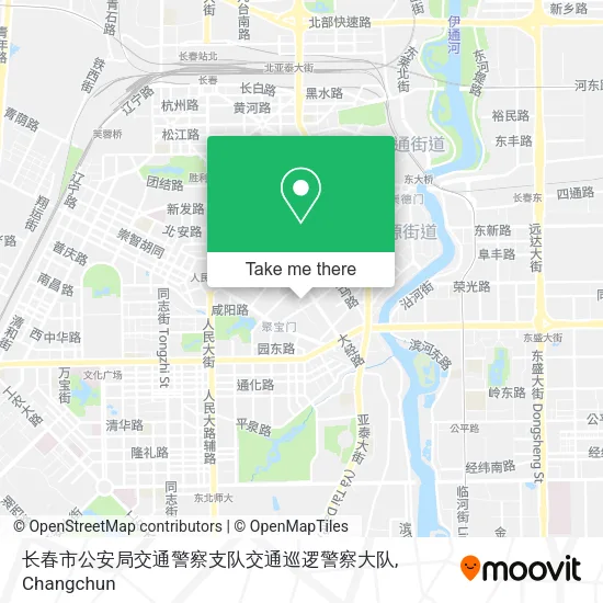 长春市公安局交通警察支队交通巡逻警察大队 map