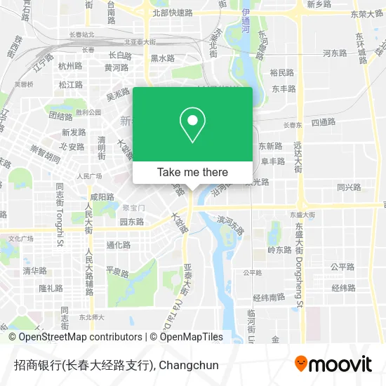 招商银行(长春大经路支行) map