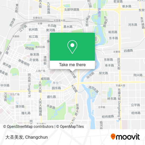 大圣美发 map