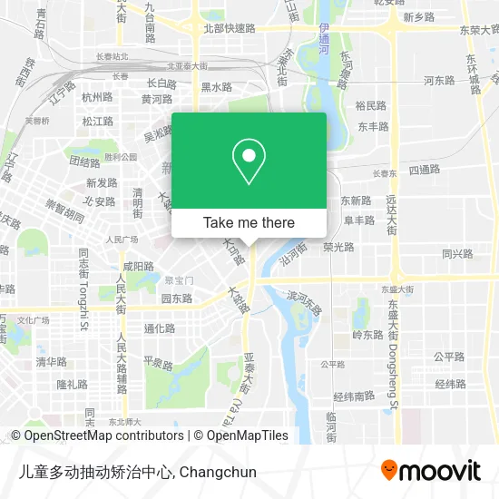 儿童多动抽动矫治中心 map