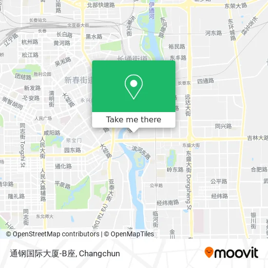 通钢国际大厦-B座 map