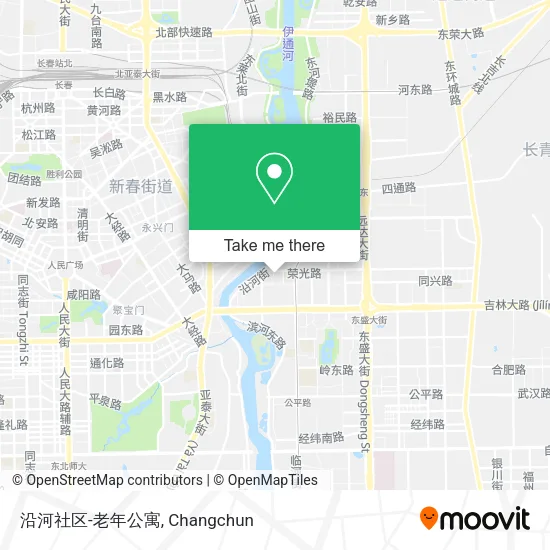 沿河社区-老年公寓 map