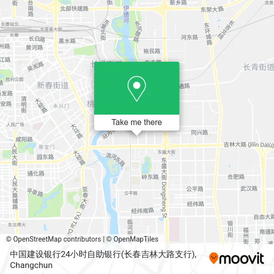 中国建设银行24小时自助银行(长春吉林大路支行) map
