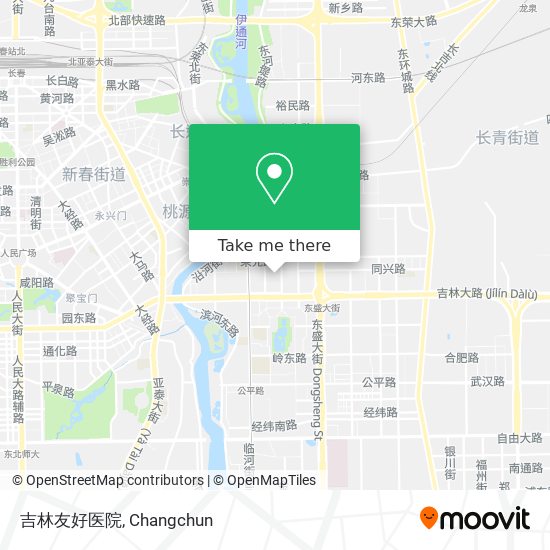 吉林友好医院 map