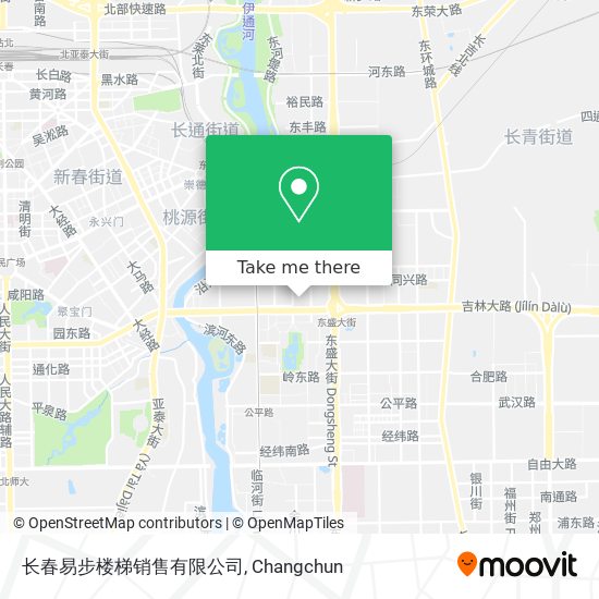 长春易步楼梯销售有限公司 map