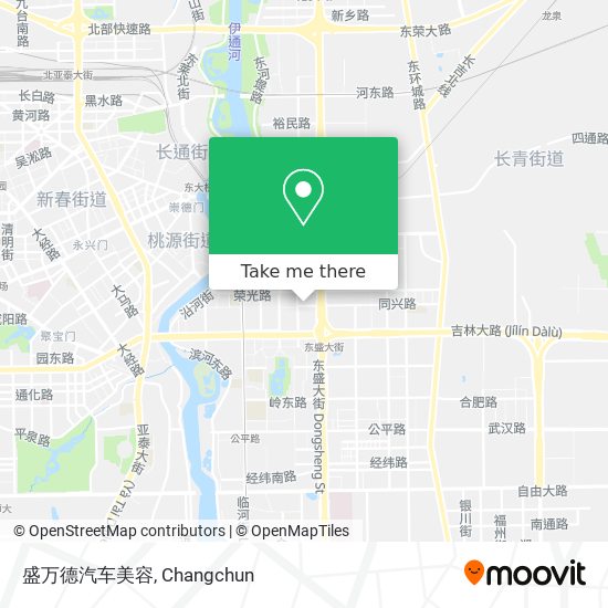 盛万德汽车美容 map