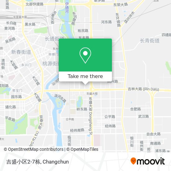 吉盛小区2-7栋 map