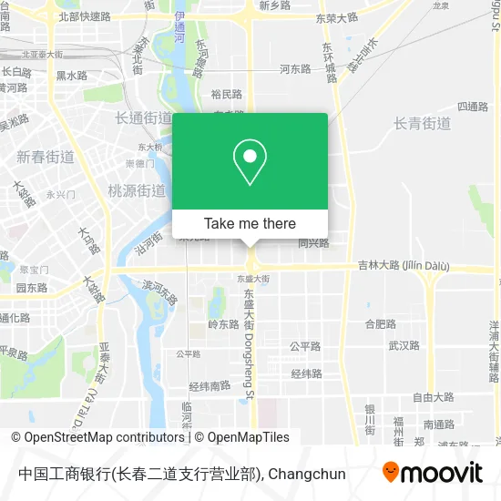 中国工商银行(长春二道支行营业部) map