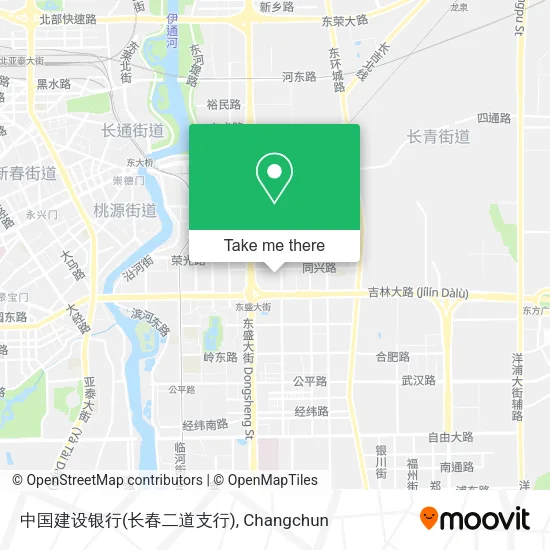 中国建设银行(长春二道支行) map