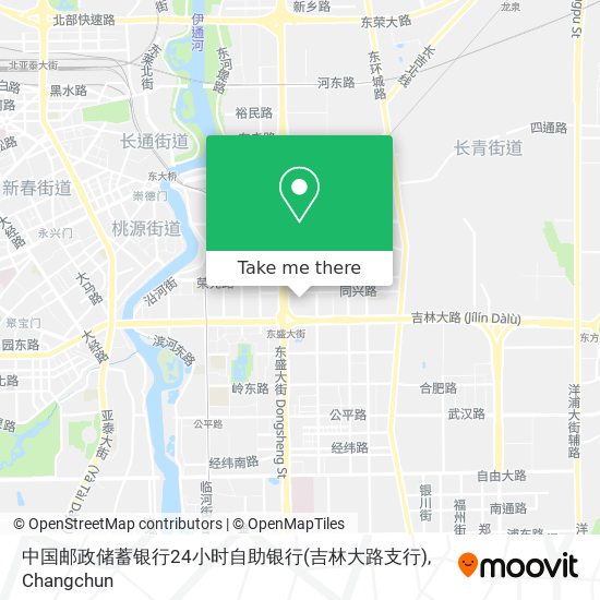 中国邮政储蓄银行24小时自助银行(吉林大路支行) map