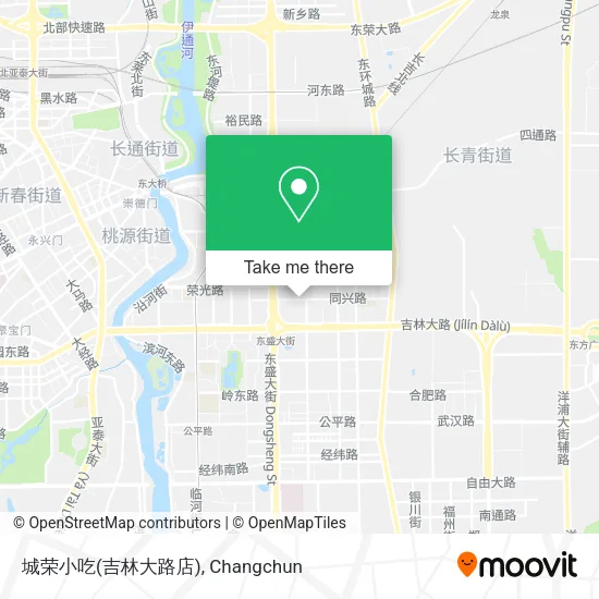 城荣小吃(吉林大路店) map