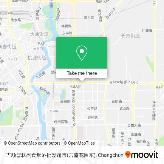 吉顺雪糕副食烟酒批发超市(吉盛花园东) map
