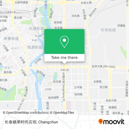 长春糖果时尚宾馆 map