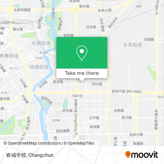 春城学校 map