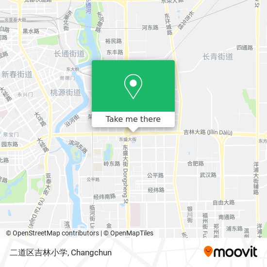 二道区吉林小学 map