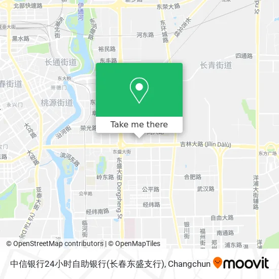 中信银行24小时自助银行(长春东盛支行) map