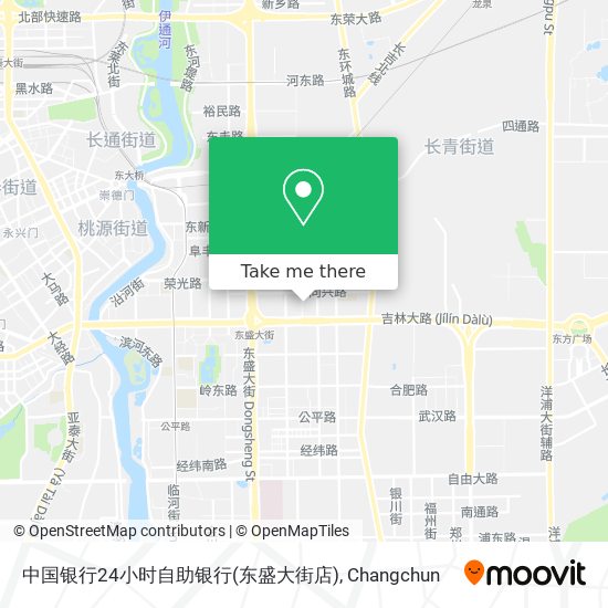 中国银行24小时自助银行(东盛大街店) map