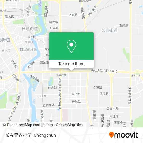 长春亚泰小学 map
