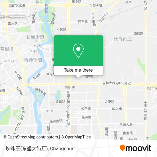 蜘蛛王(东盛大街店) map