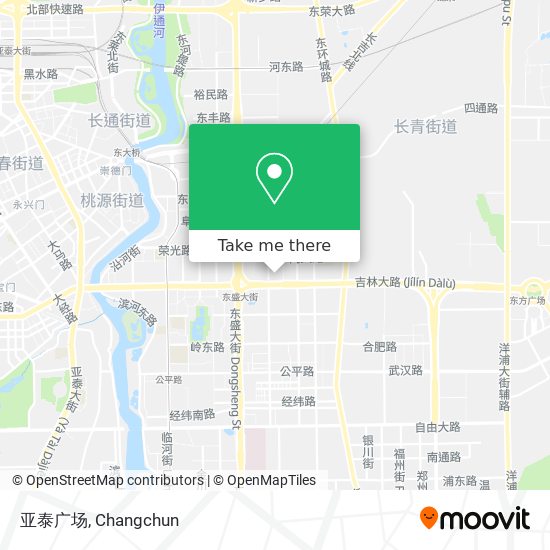 亚泰广场 map