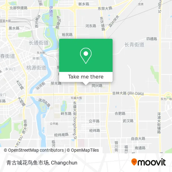 青古城花鸟鱼市场 map