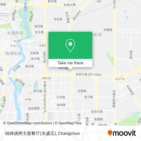 钱锋烧烤主题餐厅(东盛店) map