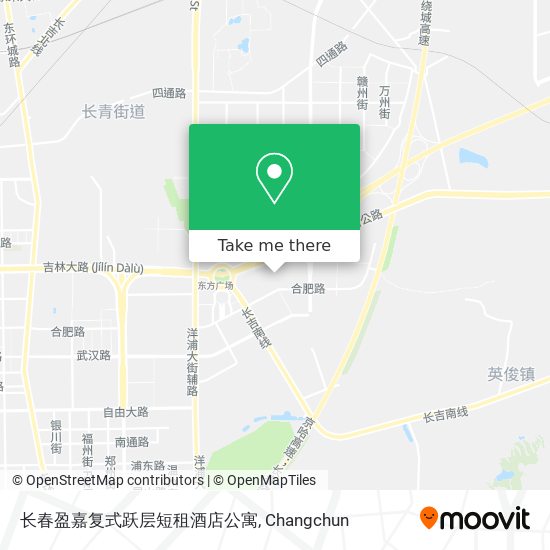长春盈嘉复式跃层短租酒店公寓 map