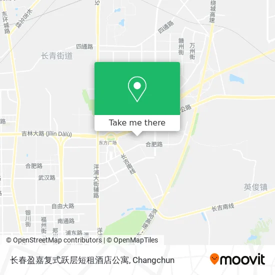 长春盈嘉复式跃层短租酒店公寓 map