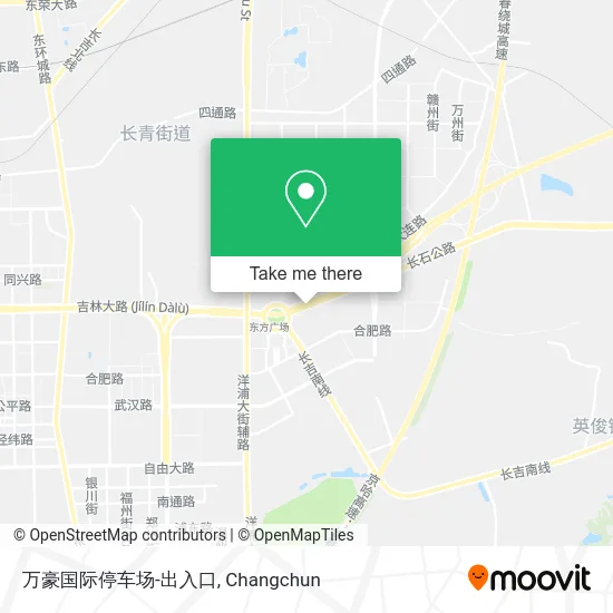 万豪国际停车场-出入口 map