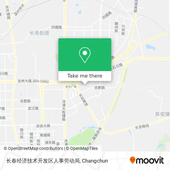 长春经济技术开发区人事劳动局 map