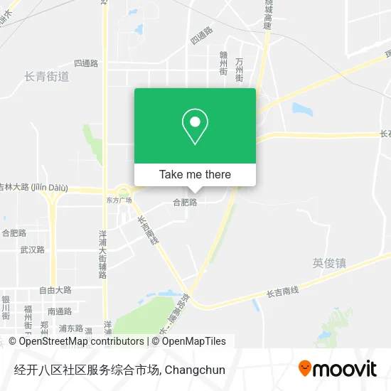 经开八区社区服务综合市场 map