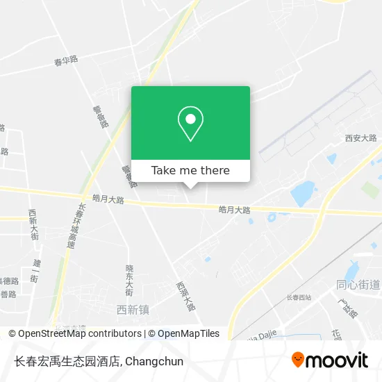 长春宏禹生态园酒店 map