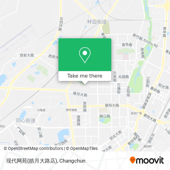 现代网苑(皓月大路店) map