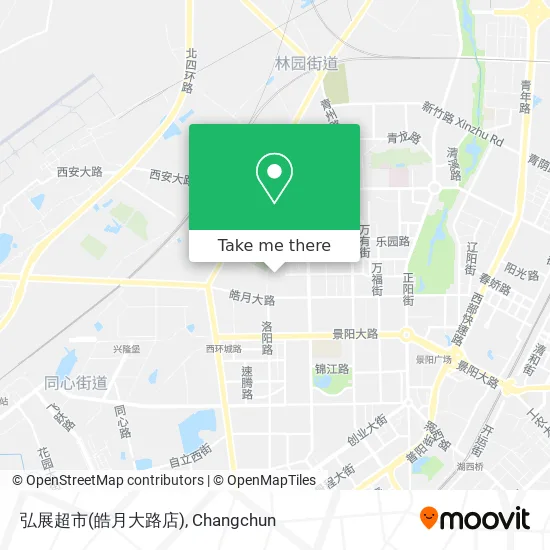 弘展超市(皓月大路店) map