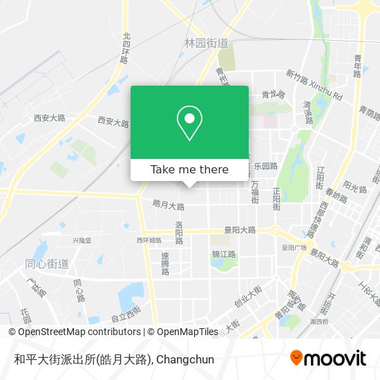 和平大街派出所(皓月大路) map