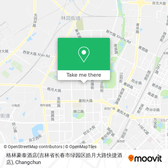 格林豪泰酒店(吉林省长春市绿园区皓月大路快捷酒店) map