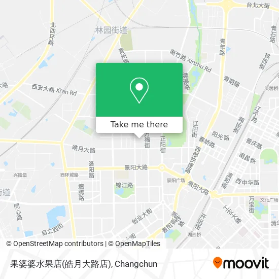 果婆婆水果店(皓月大路店) map